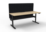 RL Halo Plus Motorized Height Adjustable Desk with Black Eco Panel Screen