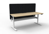 RL Halo Plus Motorized Height Adjustable Desk with Black Eco Panel Screen