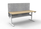 RL Halo Plus Motorized Height Adjustable Desk with Grey Eco Panel Screen