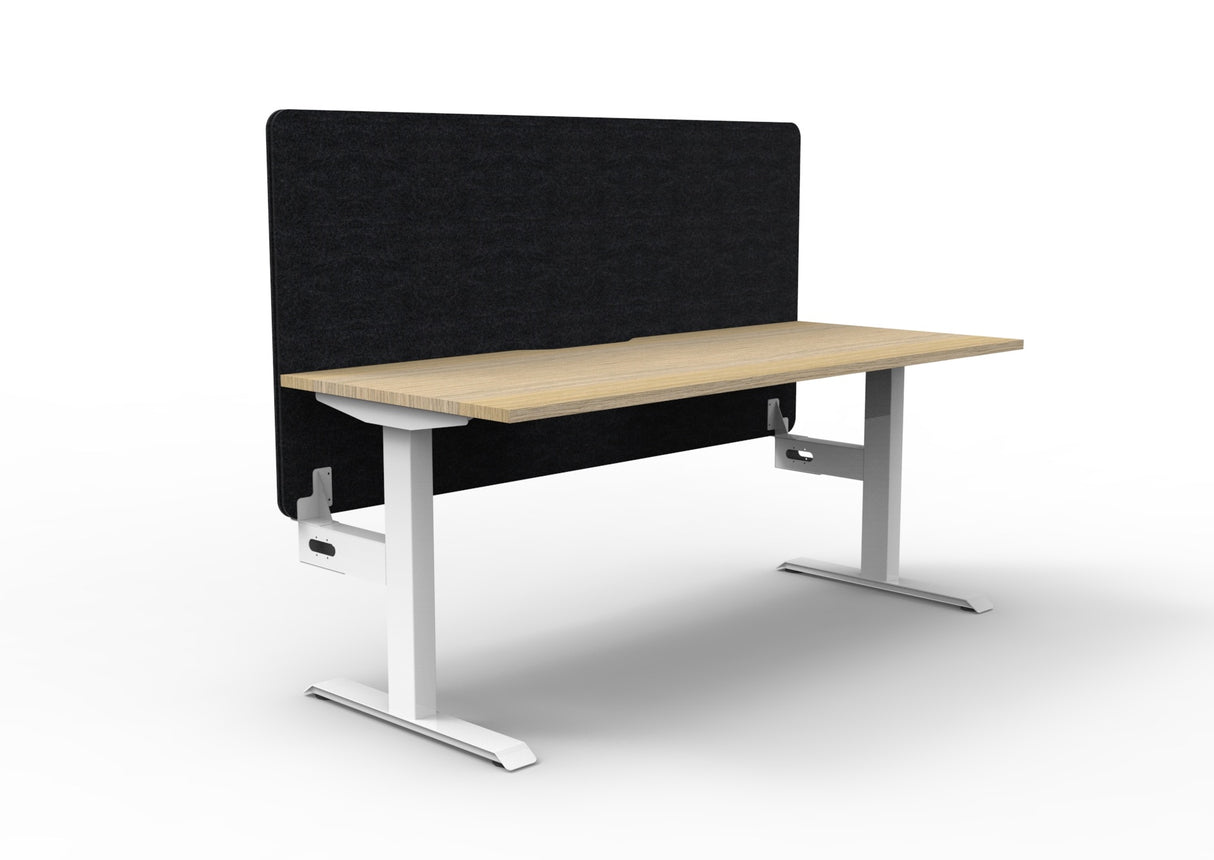 RL Boost Static Single Sided Workstation with Black Eco Panel Screen
