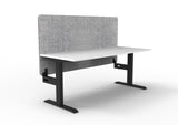 RL Boost Static Single Sided Workstation with Grey Eco Panel Screen