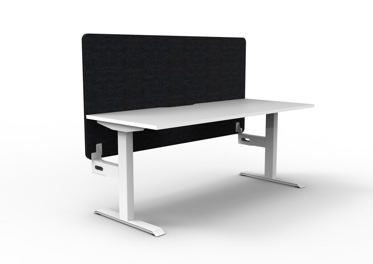 RL Boost Static Single Sided Workstation with Black Eco Panel Screen