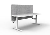 RL Boost Static Single Sided Workstation with Grey Eco Panel Screen