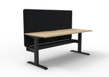 RL Boost Static Single Sided Workstation with Black Eco Panel Screen