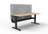 RL Boost Static Single Sided Workstation with Grey Eco Panel Screen