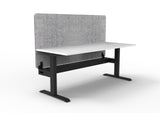 RL Boost Static Single Sided Workstation with Grey Eco Panel Screen