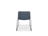 OL Smooth Fabric Upholstered Sled Base Breakout Chair