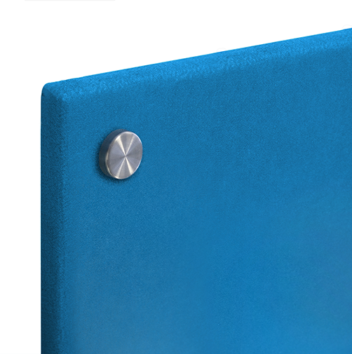 VC Unframed Wrapped Smooth Velour Pinboard