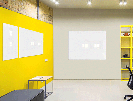 VC Accent Frameless Glass Whiteboard