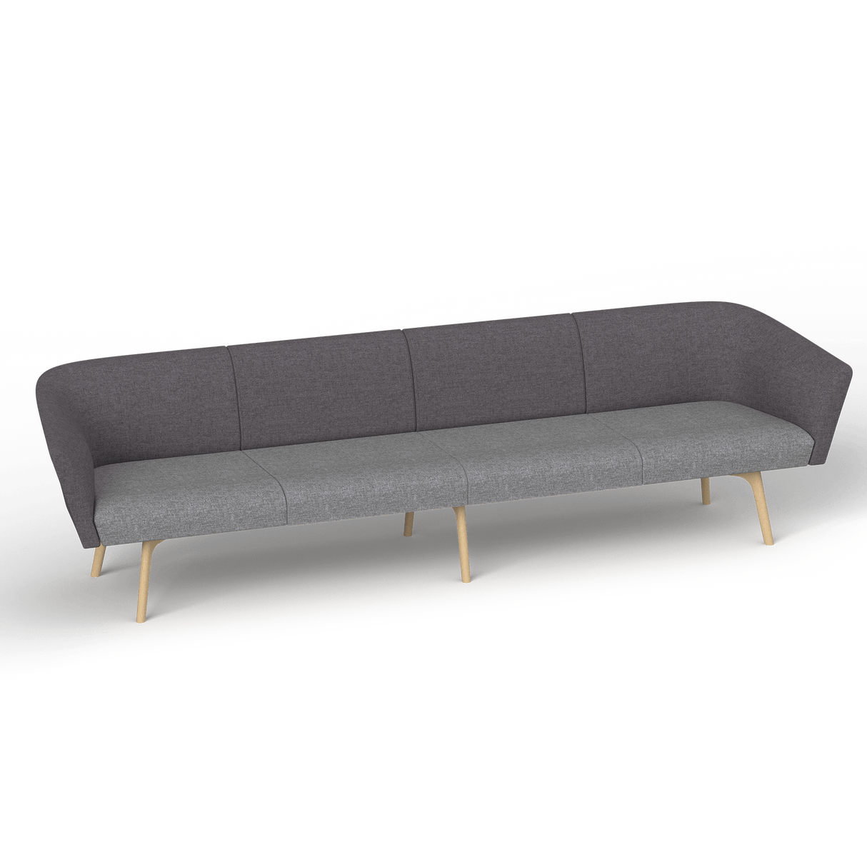 OL Willow Fabric Upholstered Reception Area Sofa with Arms