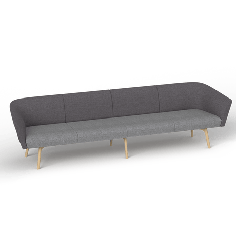 OL Willow Fabric Upholstered Reception Area Sofa with Arms