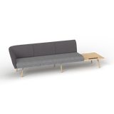 OL Willow Fabric Upholstered Reception Area Sofa with Side Table