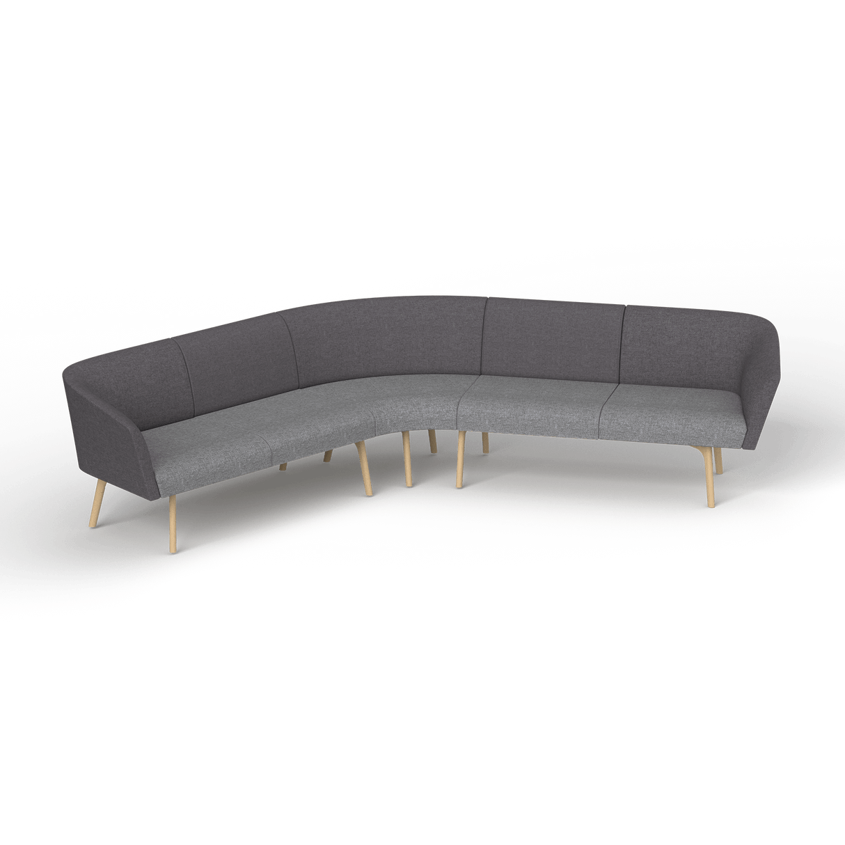 OL Willow Fabric Upholstered Reception Area Corner Sofa