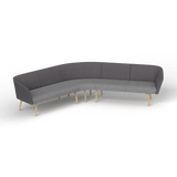 OL Willow Fabric Upholstered Reception Area Corner Sofa