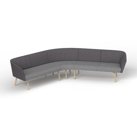 OL Willow Fabric Upholstered Reception Area Corner Sofa