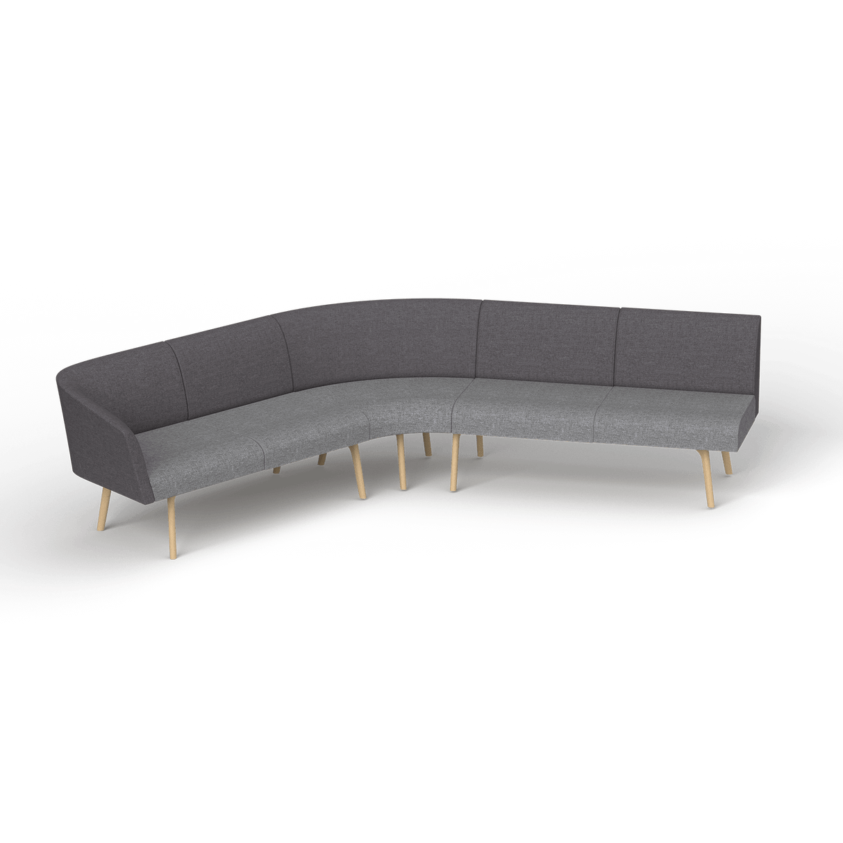 OL Willow Fabric Upholstered Reception Area Corner Sofa