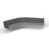 OL Willow Fabric Upholstered Reception Area Corner Sofa