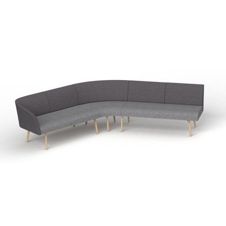 OL Willow Fabric Upholstered Reception Area Corner Sofa