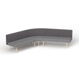 OL Willow Fabric Upholstered Reception Area Corner Sofa