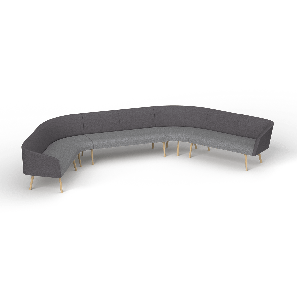 OL Willow Fabric Upholstered Reception Area 8 Seater Corner Sofa