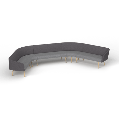 OL Willow Fabric Upholstered Reception Area 8 Seater Corner Sofa