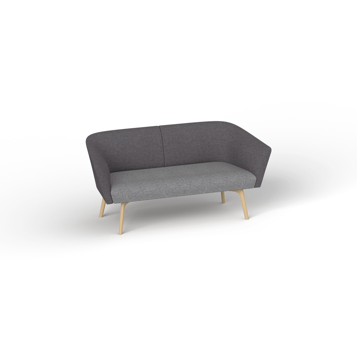 OL Willow Fabric Upholstered Reception Area Sofa with Arms