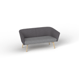 OL Willow Fabric Upholstered Reception Area Sofa with Arms