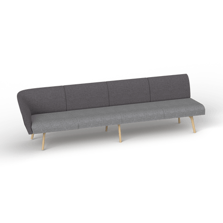 OL Willow Fabric Upholstered 4 Seater 1 Arm Reception Area Sofa