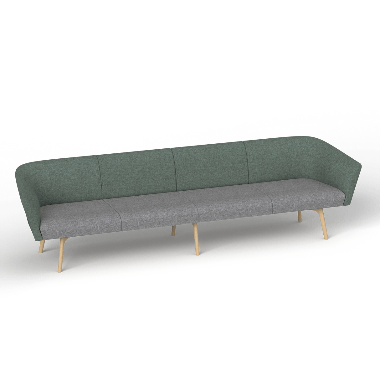 OL Willow Fabric Upholstered Reception Area Sofa with Arms