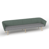 OL Willow Fabric Upholstered Reception Area Sofa with Arms