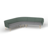 OL Willow Fabric Upholstered Reception Area Corner Sofa