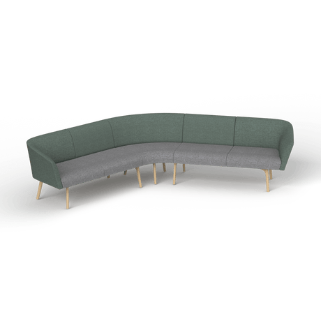 OL Willow Fabric Upholstered Reception Area Corner Sofa