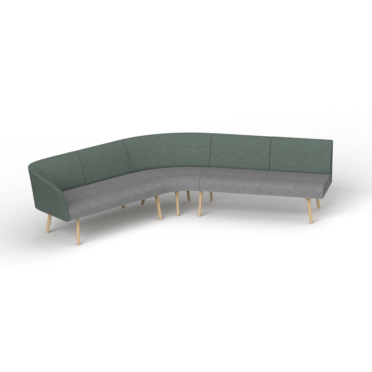 OL Willow Fabric Upholstered Reception Area Corner Sofa