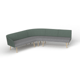 OL Willow Fabric Upholstered Reception Area Corner Sofa