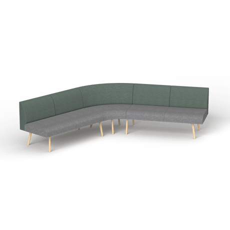 OL Willow Fabric Upholstered Reception Area Corner Sofa