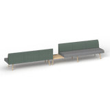 OL Willow Reception Area 6 Seater Sofa with Side Table