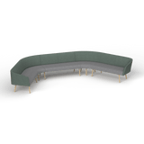 OL Willow Fabric Upholstered Reception Area 8 Seater Corner Sofa