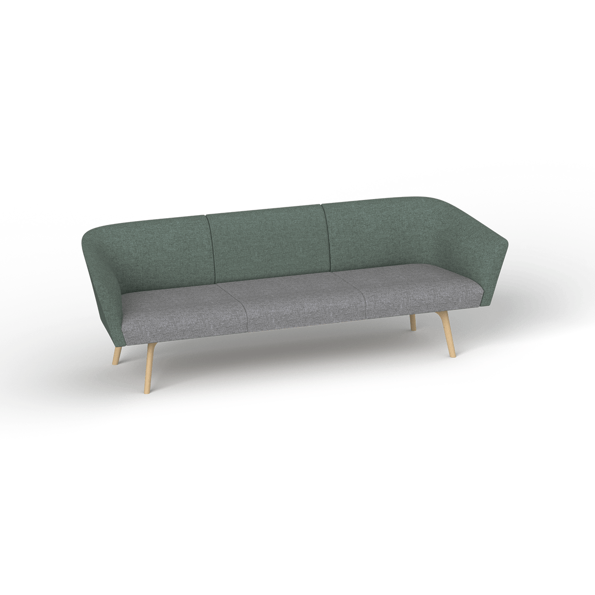 OL Willow Fabric Upholstered Reception Area Sofa with Arms