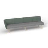 OL Willow Fabric Upholstered 4 Seater 1 Arm Reception Area Sofa