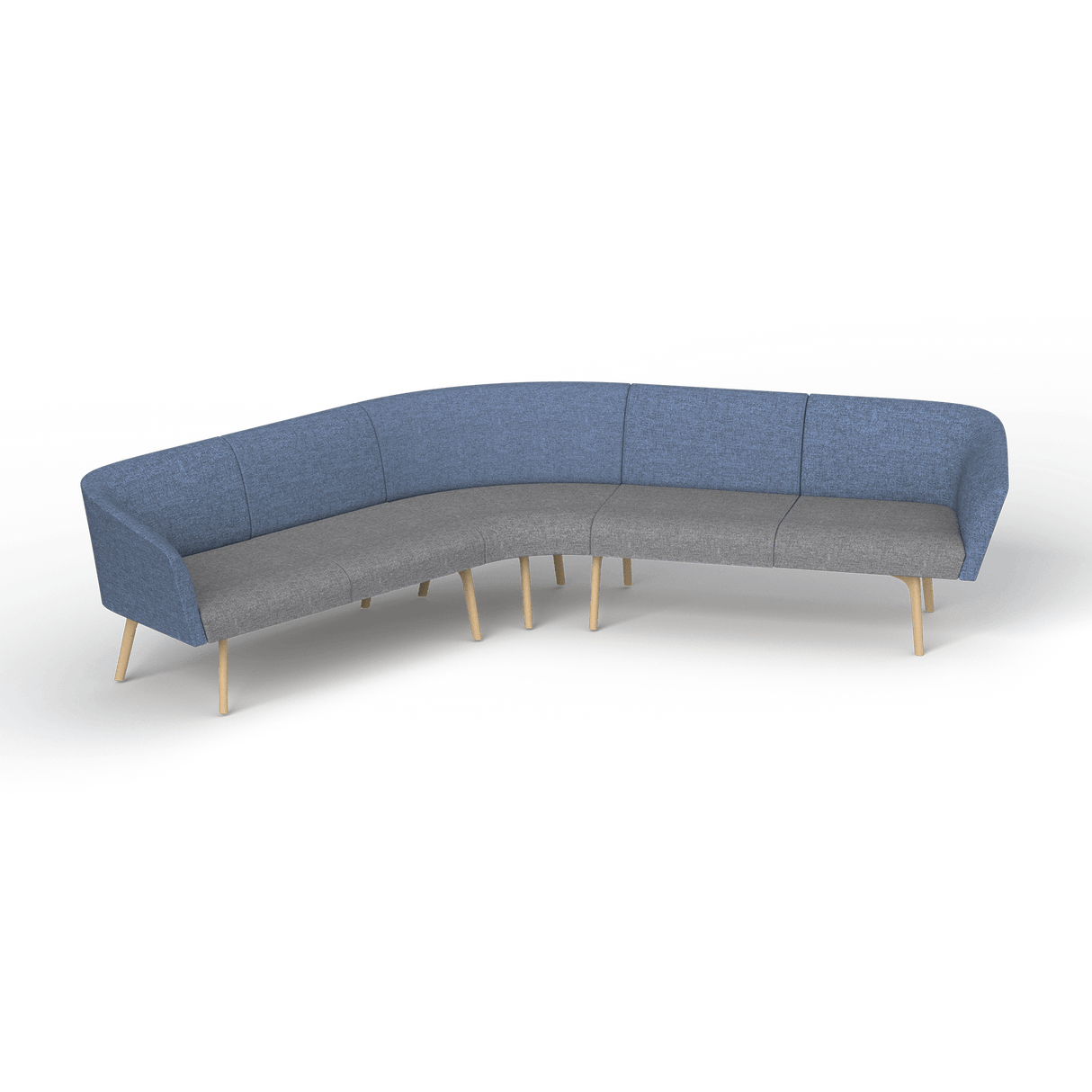 OL Willow Fabric Upholstered Reception Area Corner Sofa