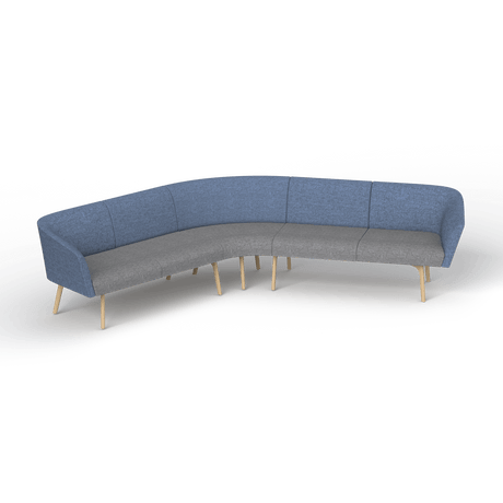 OL Willow Fabric Upholstered Reception Area Corner Sofa