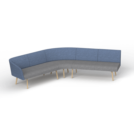 OL Willow Fabric Upholstered Reception Area Corner Sofa