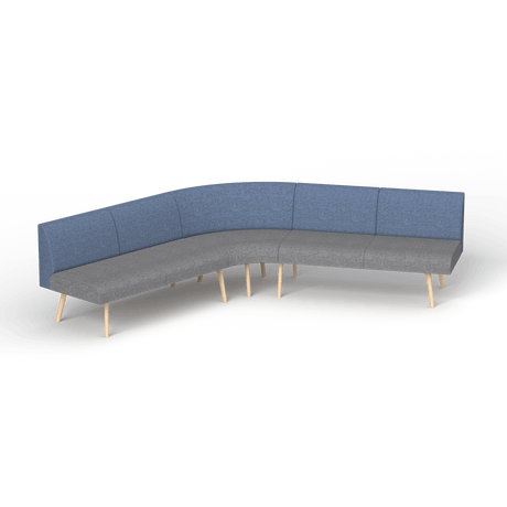 OL Willow Fabric Upholstered Reception Area Corner Sofa