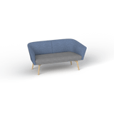 OL Willow Fabric Upholstered Reception Area Sofa with Arms