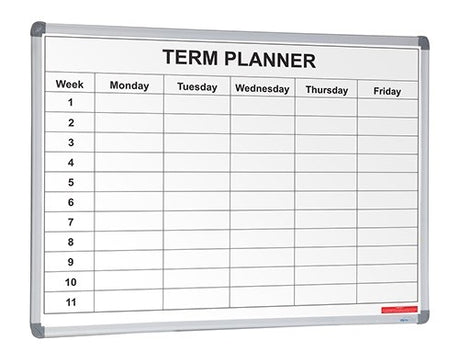VC 4 Term School Planner Whiteboard