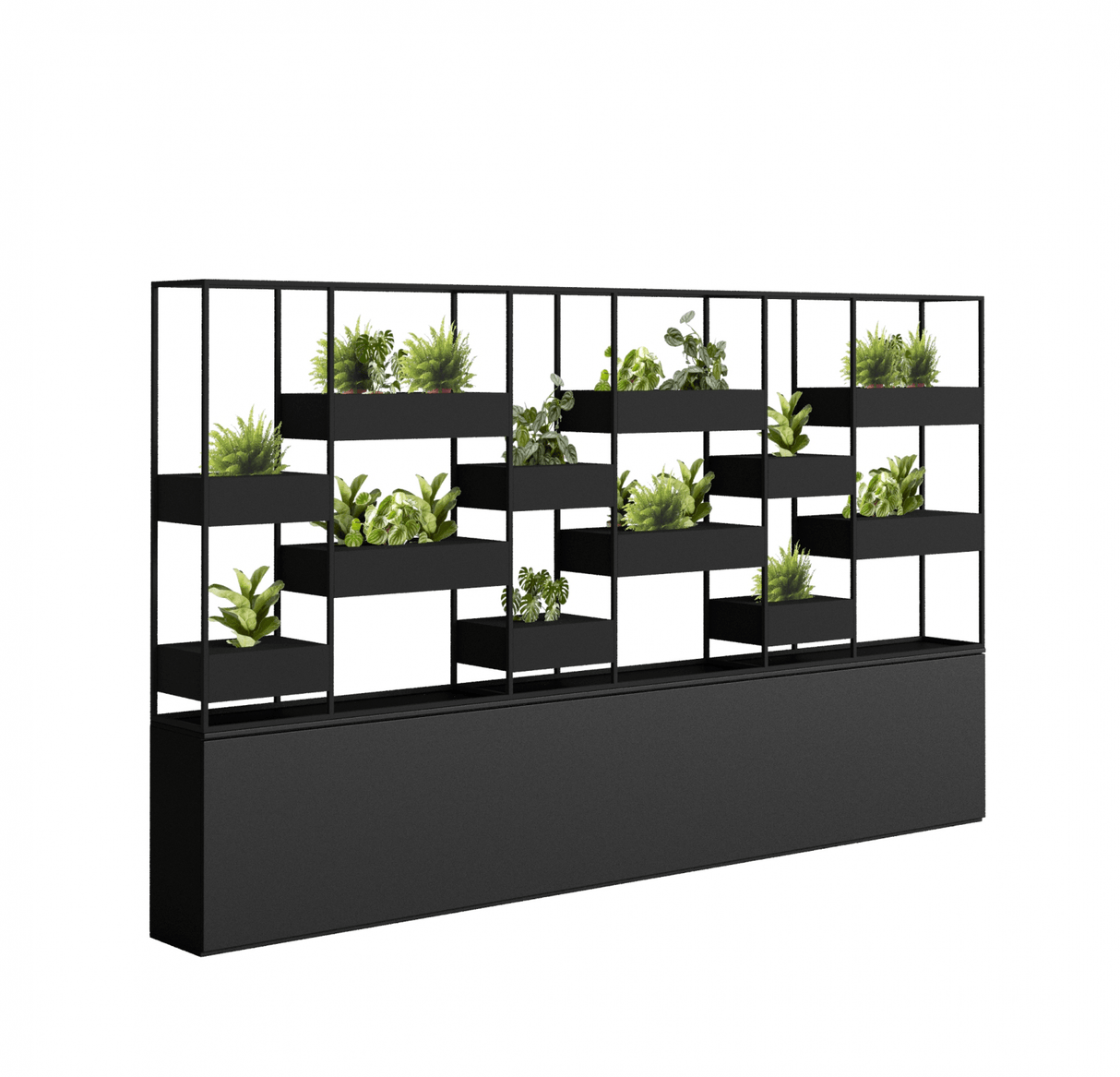 DD Offset Vertical Garden Divider Wall