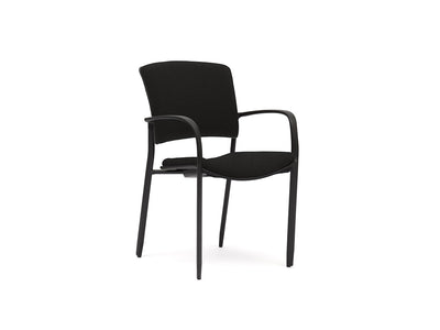 OL Padded Zipp Fabric Upholstered Training Armchair