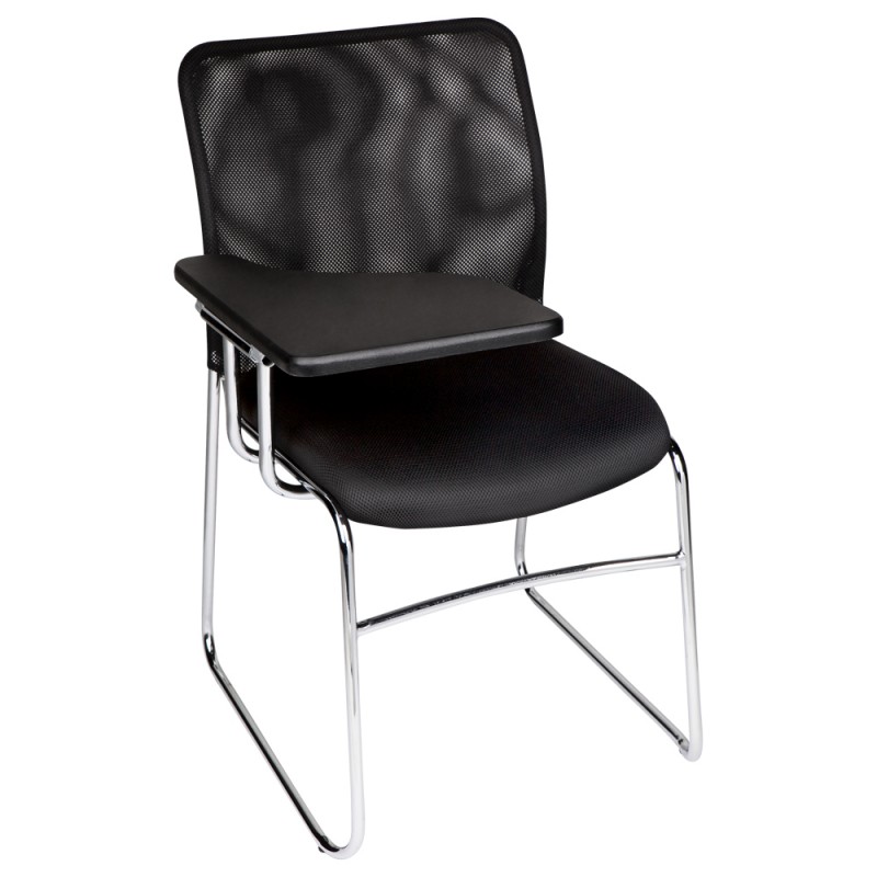 MA Martin Chrome Sled Base Stackable Meshback Lecture Chair