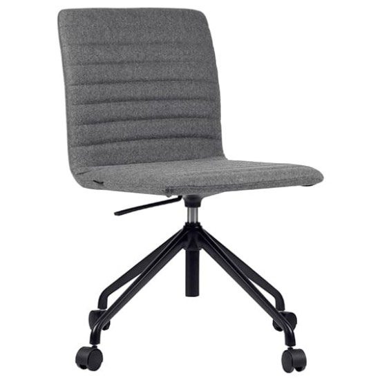 ST Smoke 4 Star with Castor Base Fabric Upholstered Boardroom Chair